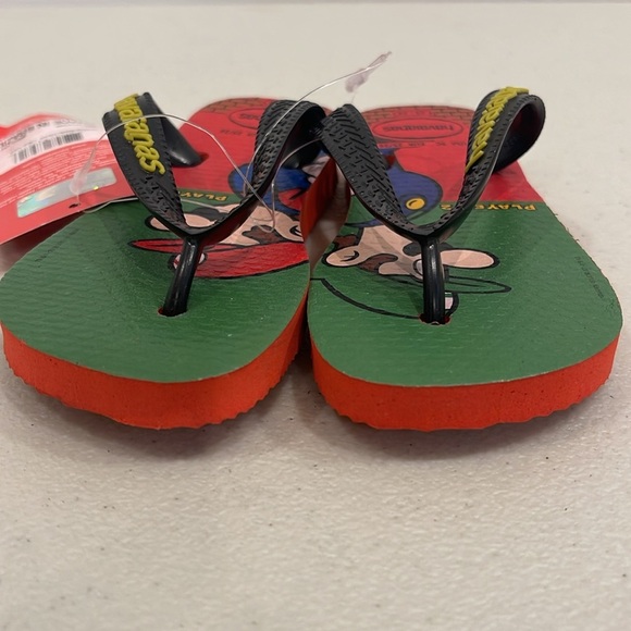 NWT Super Mario Bros Havaianas Toddler Flip Flop Size 23-24 - Picture 8 of 11
